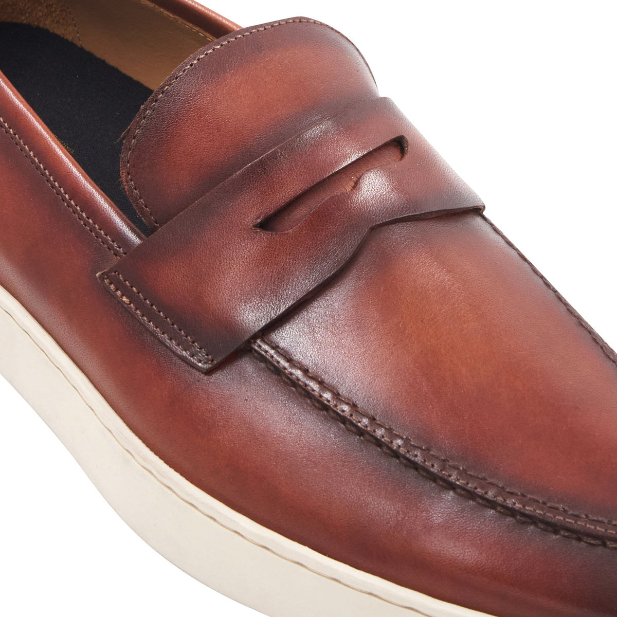 Bruno Magli Men Prato Cognac/White Cognac Leather