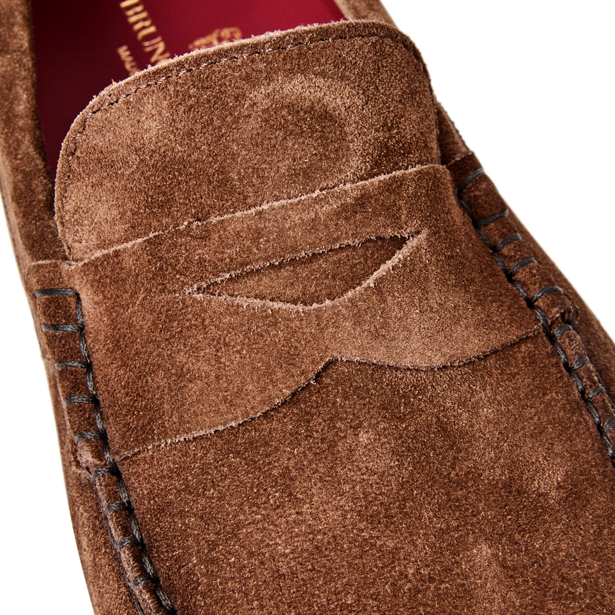 Bruno Magli Men Taranto Driver Brown Suede