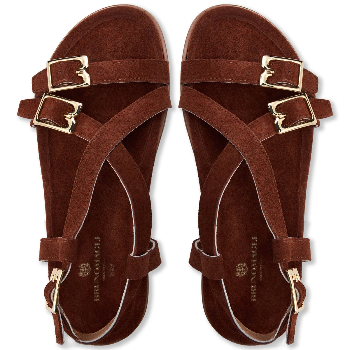 Bruno Magli Women Gianna Brown Suede Brown Suede