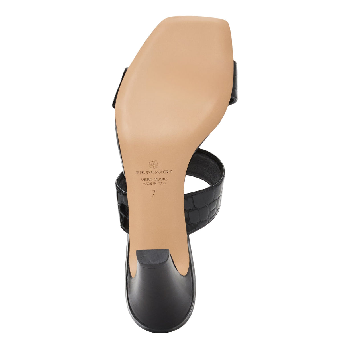 Bruno Magli Women Vezza Black Patent/Croc Black Patent/Croc