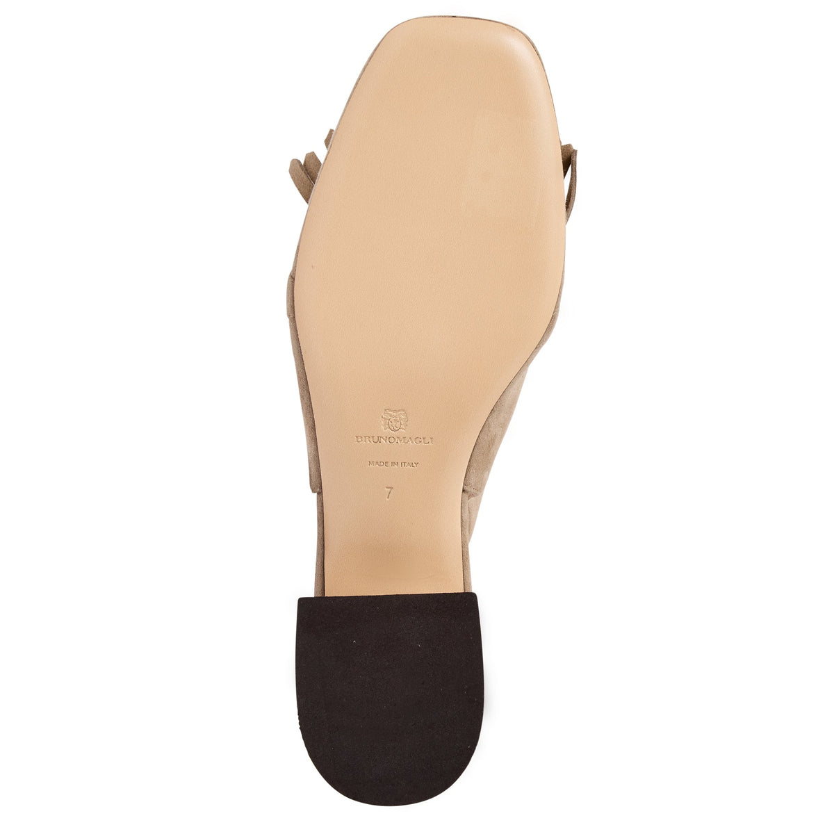 Bruno Magli Women Olive Slingback Taupe Suede