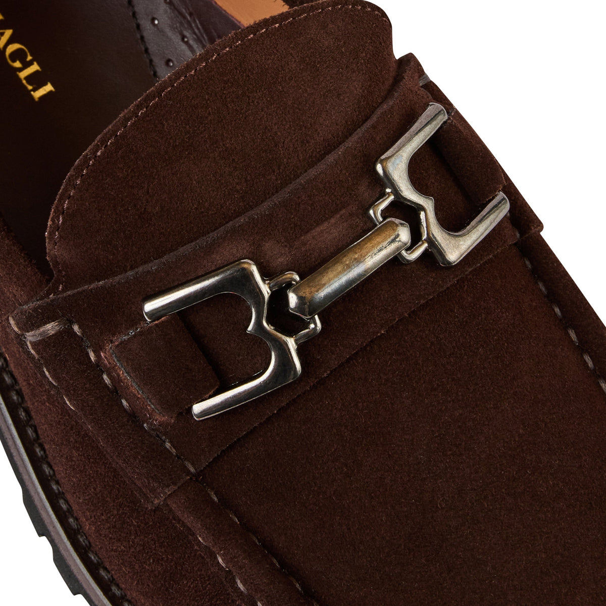 Bruno Magli Men Rocky Loafer Brown Suede