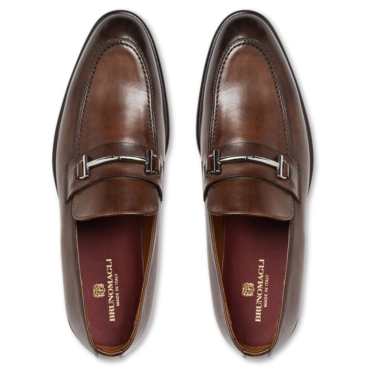 Bruno Magli Men Sante Classic Bit Loafer Brown