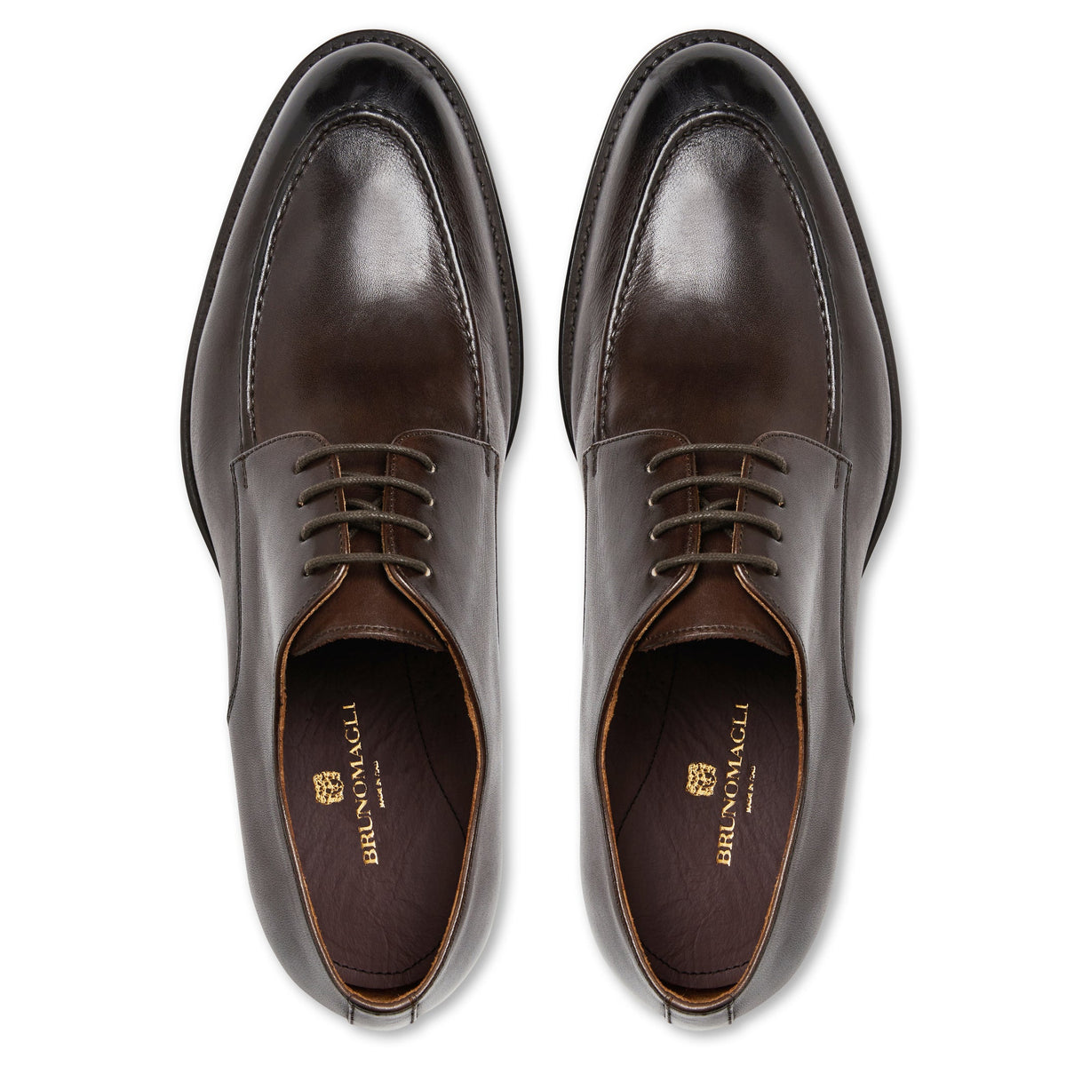 Bruno Magli Men Santino Classic Derby Rust