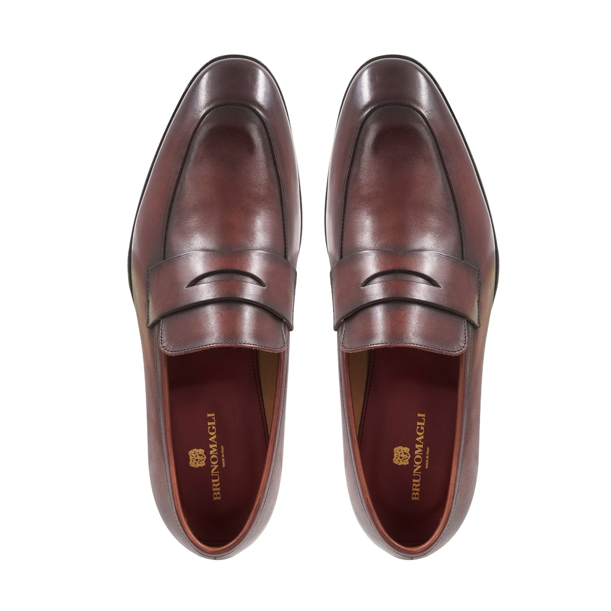 Bruno Magli Men Maioco Penny Cafe Cognac