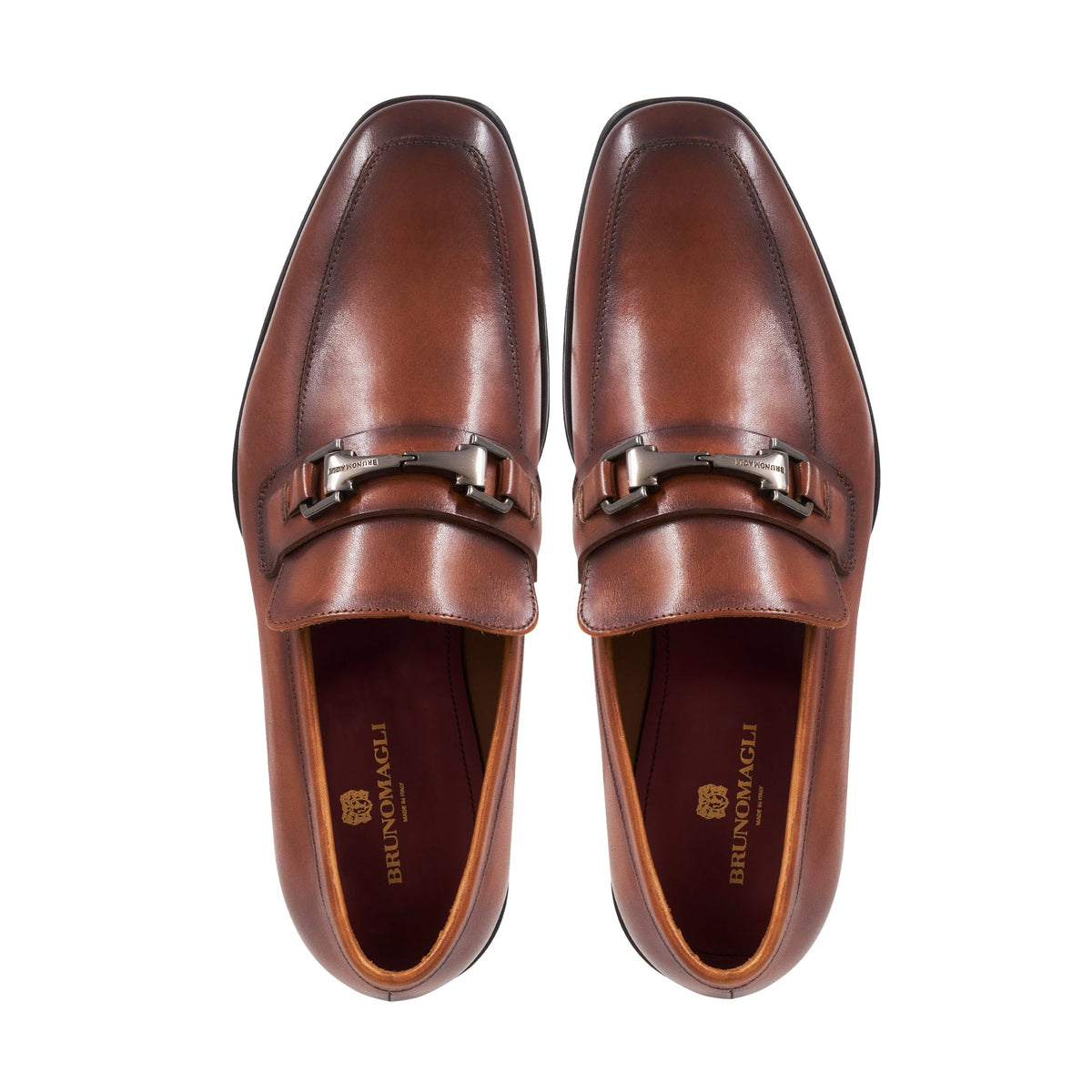 Bruno Magli Men Raging Bit Cognac