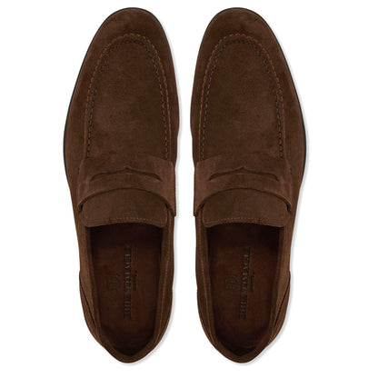 Bruno Magli Men Lastra Unlined Loafer Brown Suede