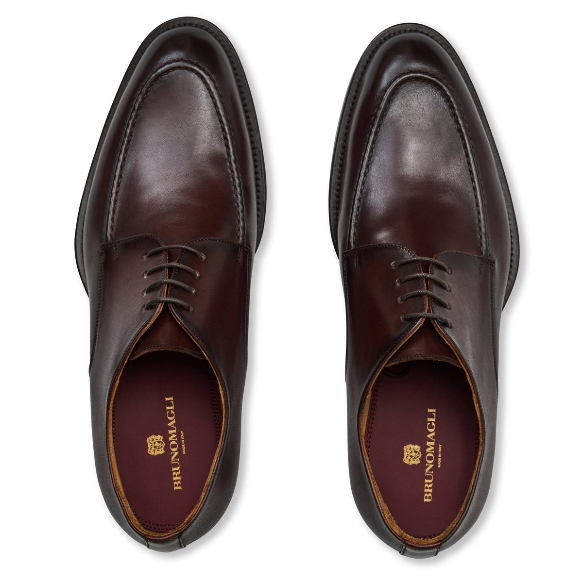 Bruno Magli Men Santino Classic Derby Rust