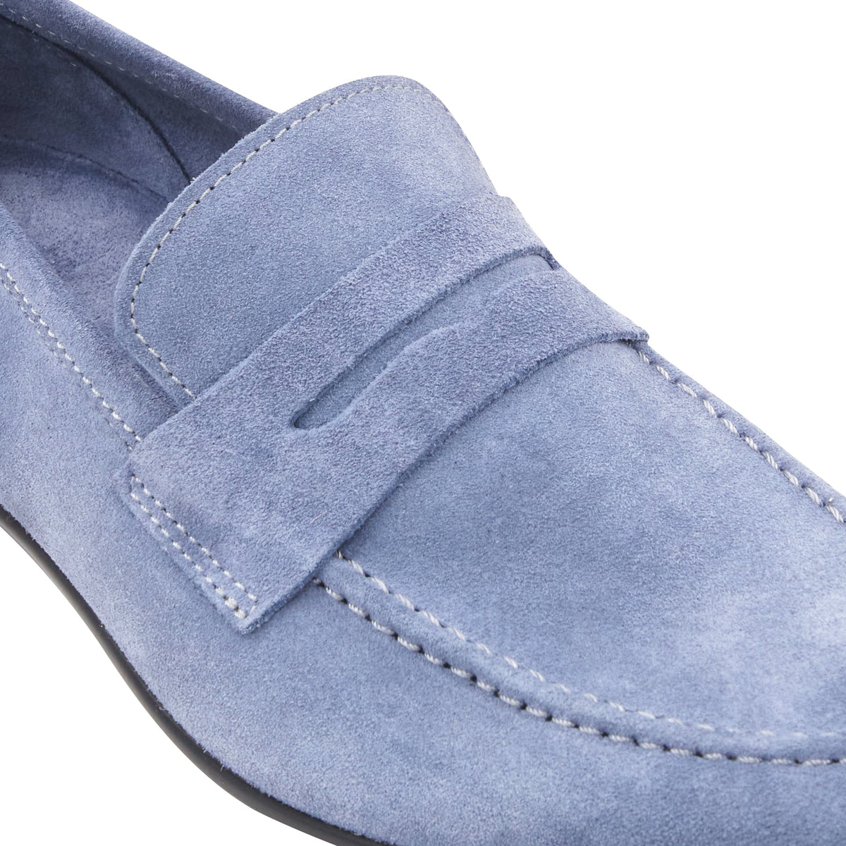 Bruno Magli Men Lastra Loafer Light Blue Suede