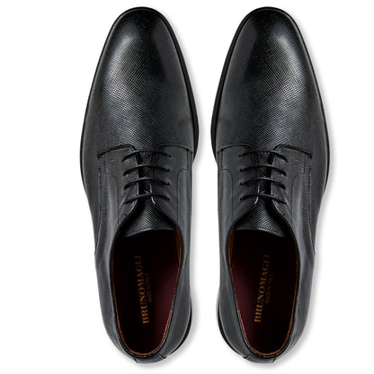 Bruno Magli Men Salerno Derby Black Saffiano
