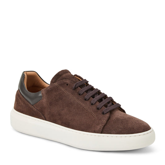Bruno Magli Men Salvatore Sneaker Brown Suede