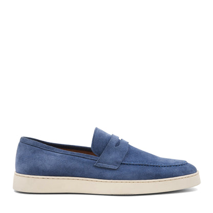 Bruno Magli Men Prato Blue Suede Blue Suede
