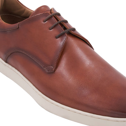 Bruno Magli Men Prato Lace Up Cognac Cognac Leather
