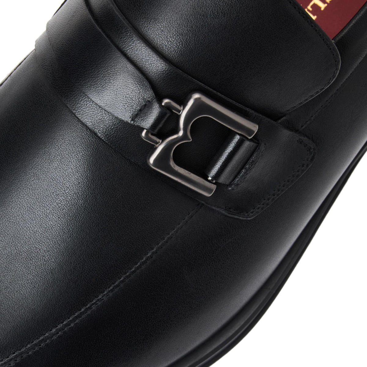 Bruno Magli Men RAGING SIDE BIT LOAFER Black Calf