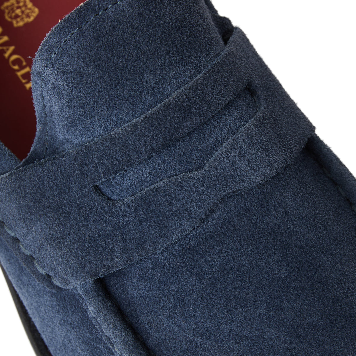 Bruno Magli Men LOMBARDO LOAFER Navy Suede