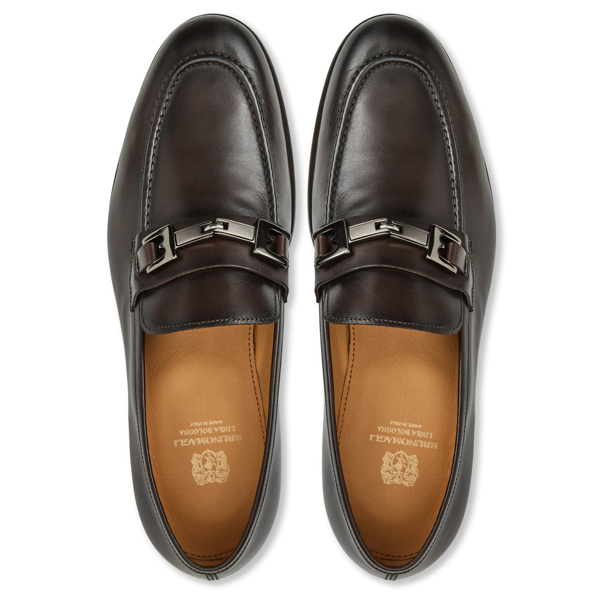 Bruno Magli Men Flex Bit Loafer Brown Leather