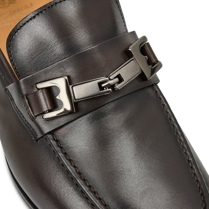 Bruno Magli Men Flex Bit Loafer Brown Leather