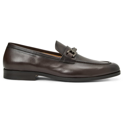 Bruno Magli Men Flex Bit Loafer Brown Leather