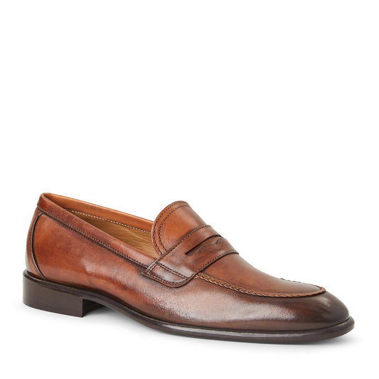 Bruno Magli Men Arden Braided loafer Cognac  YGroup:arden