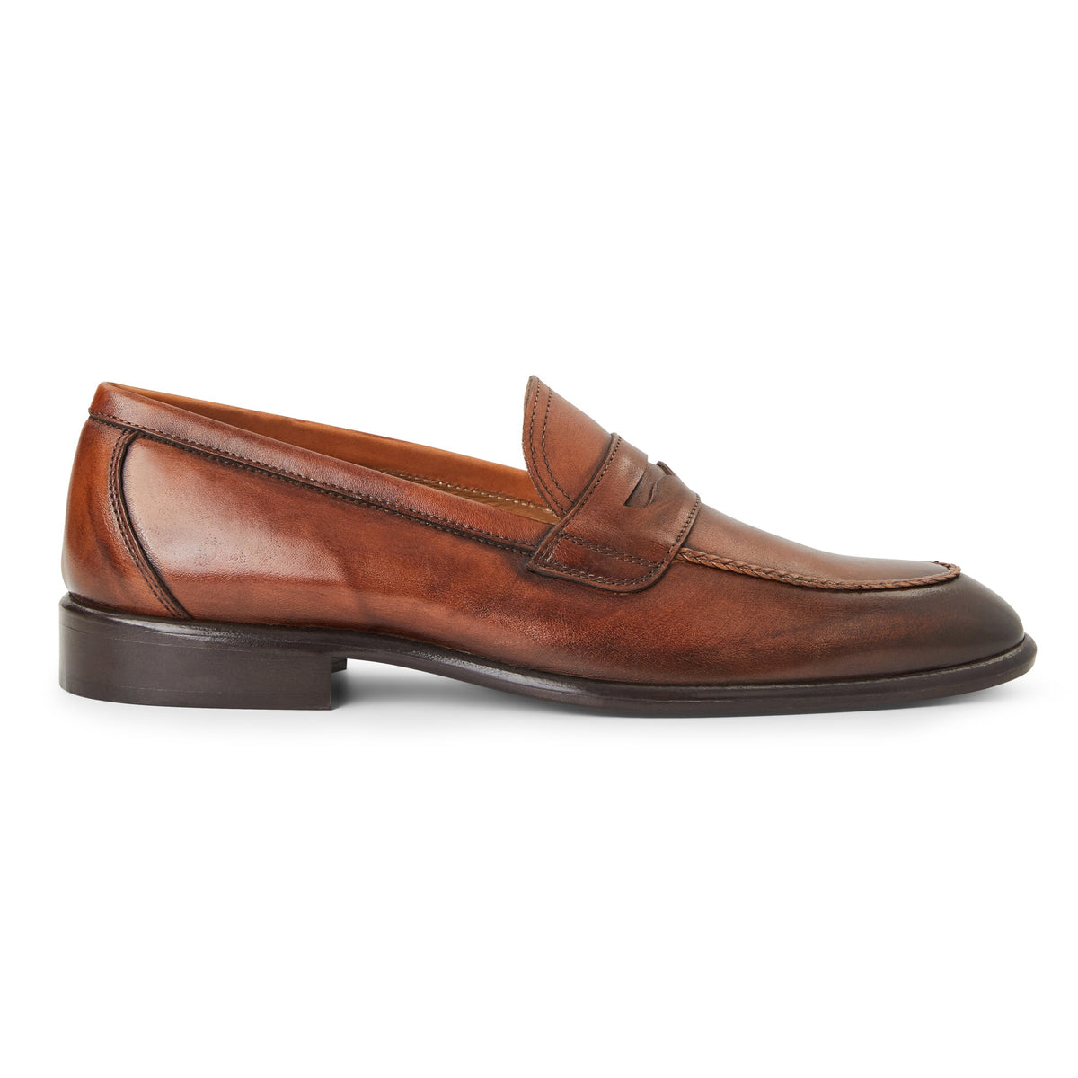 Bruno Magli Men Arden Braided loafer Cognac  YGroup:arden