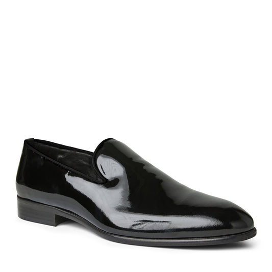 Bruno Magli Men Danilo A-Line Smoking Slipper Black Patent  YGroup_danilo