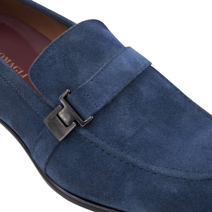 Bruno Magli Men Arlo Light Blue Suede