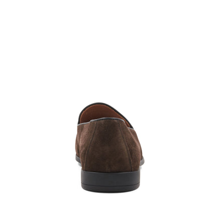 Bruno Magli Men Sonny Dark Brown Suede Dark Brown Suede