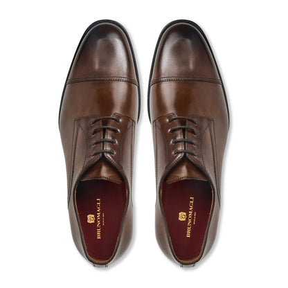 Bruno Magli Men BORGO OXFORD Brown Leather