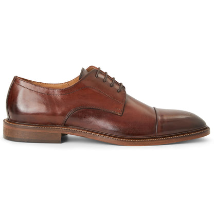 Bruno Magli Men Aydin Cap toe Derby Cognac Leather