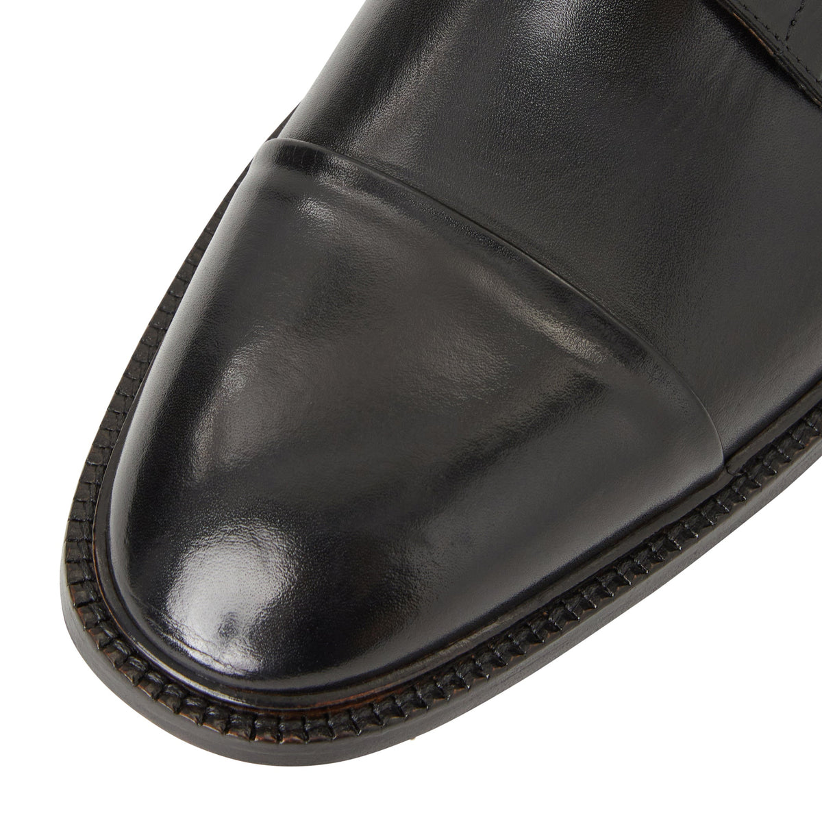 Bruno Magli Men Aydin Cap toe Derby Black Leather