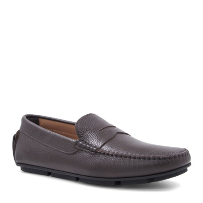 Bruno Magli Men Taranto Brown Tumbled Dark Brown