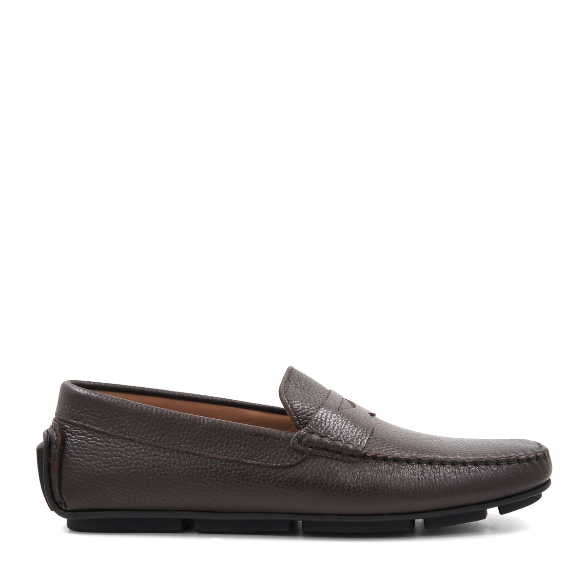 Bruno Magli Men Taranto Brown Tumbled Dark Brown