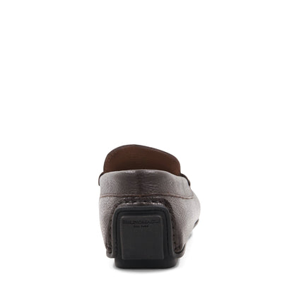 Bruno Magli Men Taranto Brown Tumbled Dark Brown