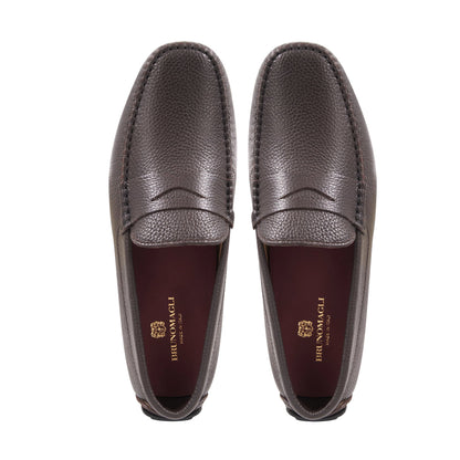 Bruno Magli Men Taranto Brown Tumbled Dark Brown