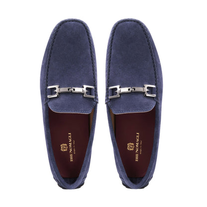 Bruno Magli Men Taso Light Blue Suede Light Blue Suede
