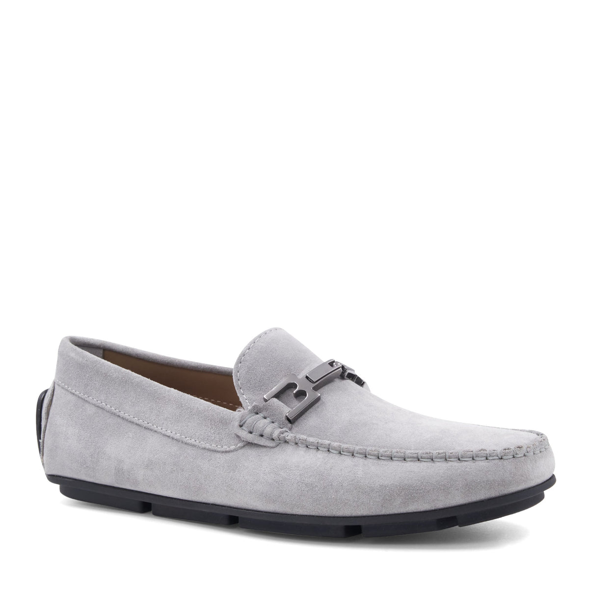 Bruno Magli Men Taso Light Grey Suede Light Grey