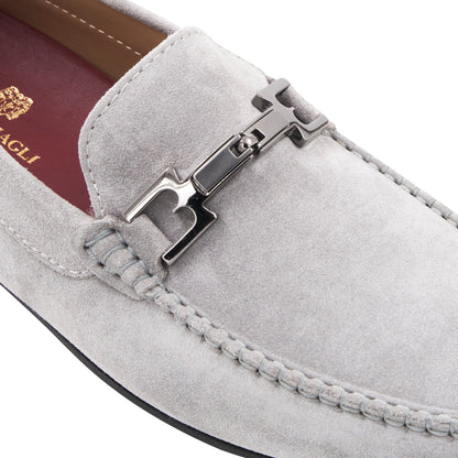 Bruno Magli Men Taso Light Grey Suede Light Grey