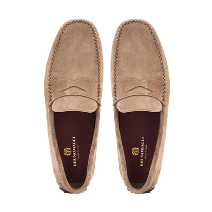 Bruno Magli Men Taranto Taupe Suede Taupe Suede