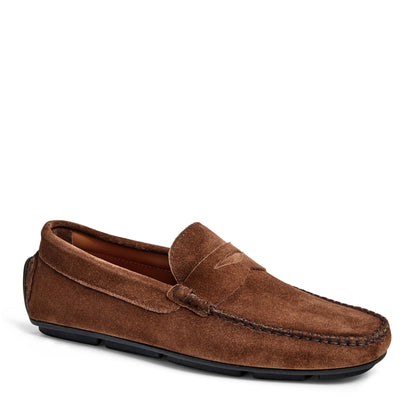 Bruno Magli Men Taranto Driver Brown Suede