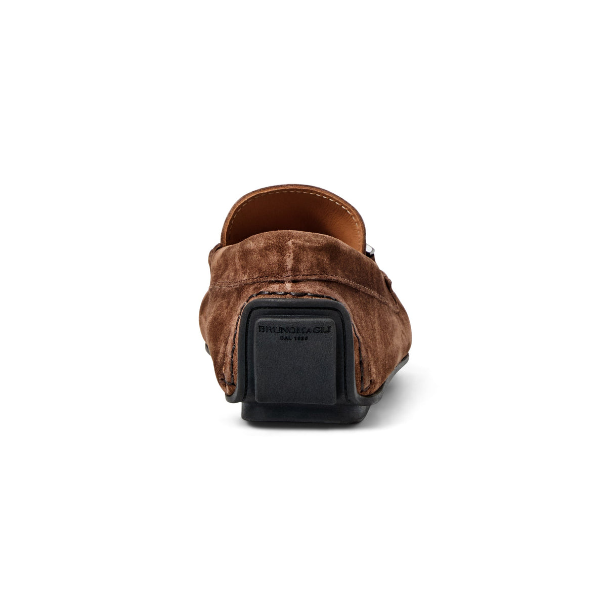 Bruno Magli Men Taso Bit Driver Brown Suede