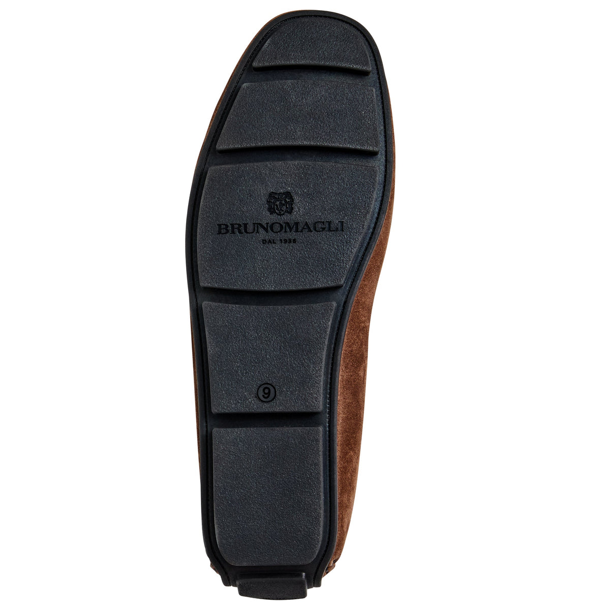 Bruno Magli Men Taso Bit Driver Brown Suede