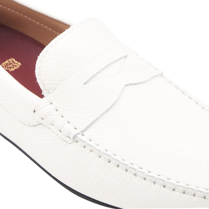 Bruno Magli Men Taranto Off White Pebbled Off White