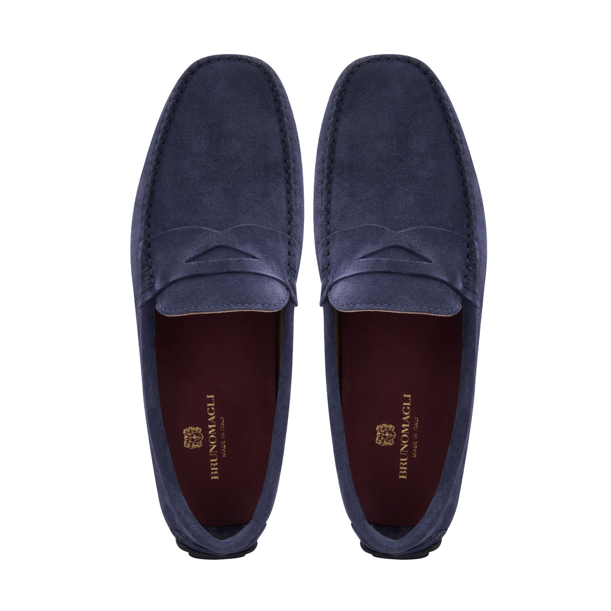 Bruno Magli Men Taranto Light Blue Suede Light Blue Suede