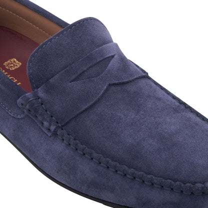 Bruno Magli Men Taranto Light Blue Suede Light Blue Suede
