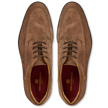 Bruno Magli Men Perseo Oxford Taupe Suede