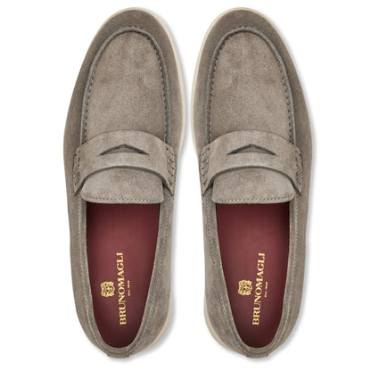 Bruno Magli Men PATRIZIO loafer Grey Suede