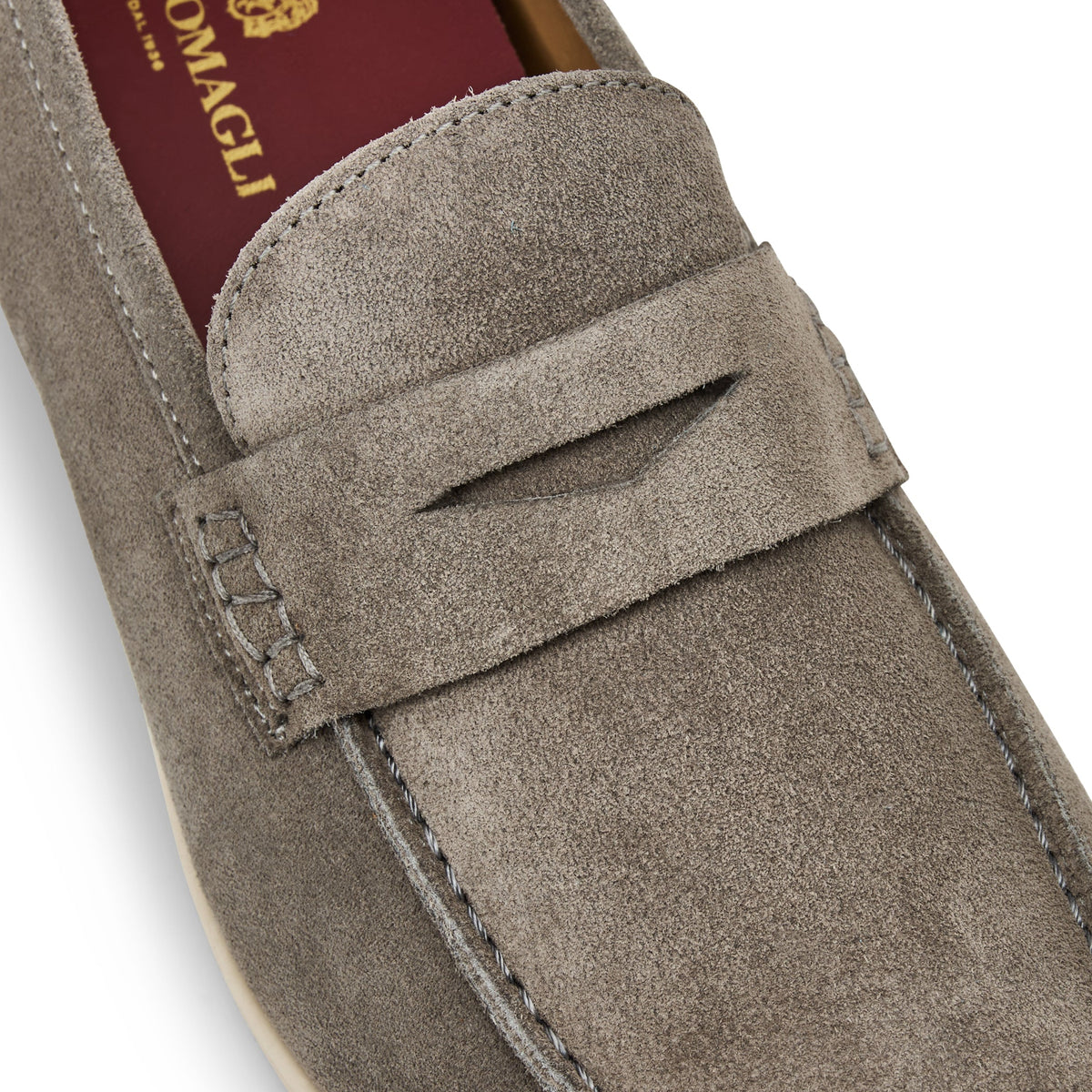 Bruno Magli Men PATRIZIO loafer Grey Suede