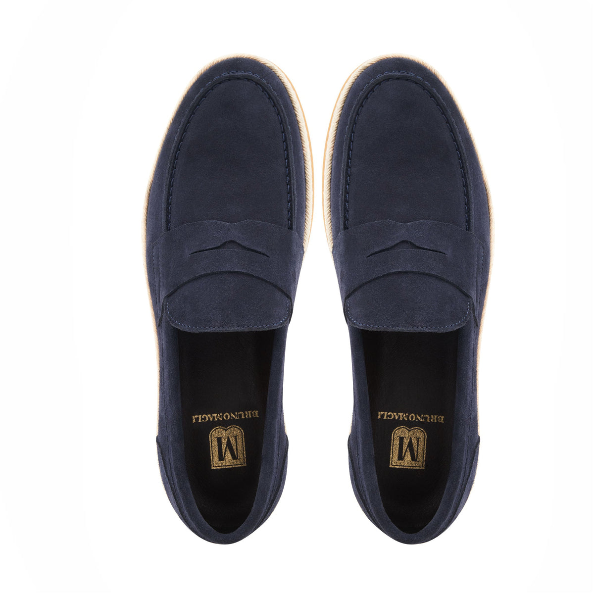 Bruno Magli Men Mens Alfama Navy Suede Navy Suede