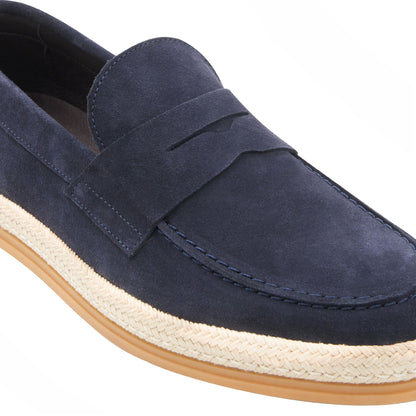 Bruno Magli Men Mens Alfama Navy Suede Navy Suede