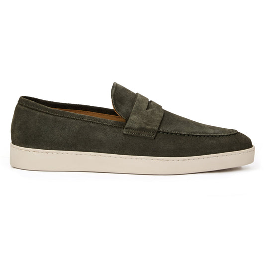 Bruno Magli Men Prato Slip-On Loafer Olive Suede